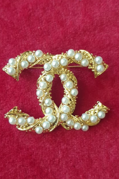 Chanel Brooch Pearls
