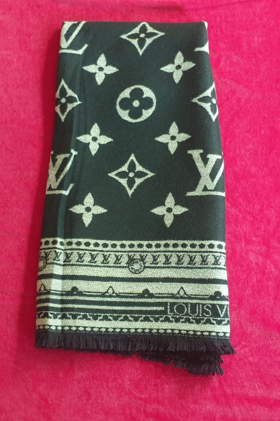 LV Branded Warm Scarf
